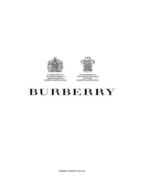 burberry 2017 2018 annual report|burberry annual report 2019 20.